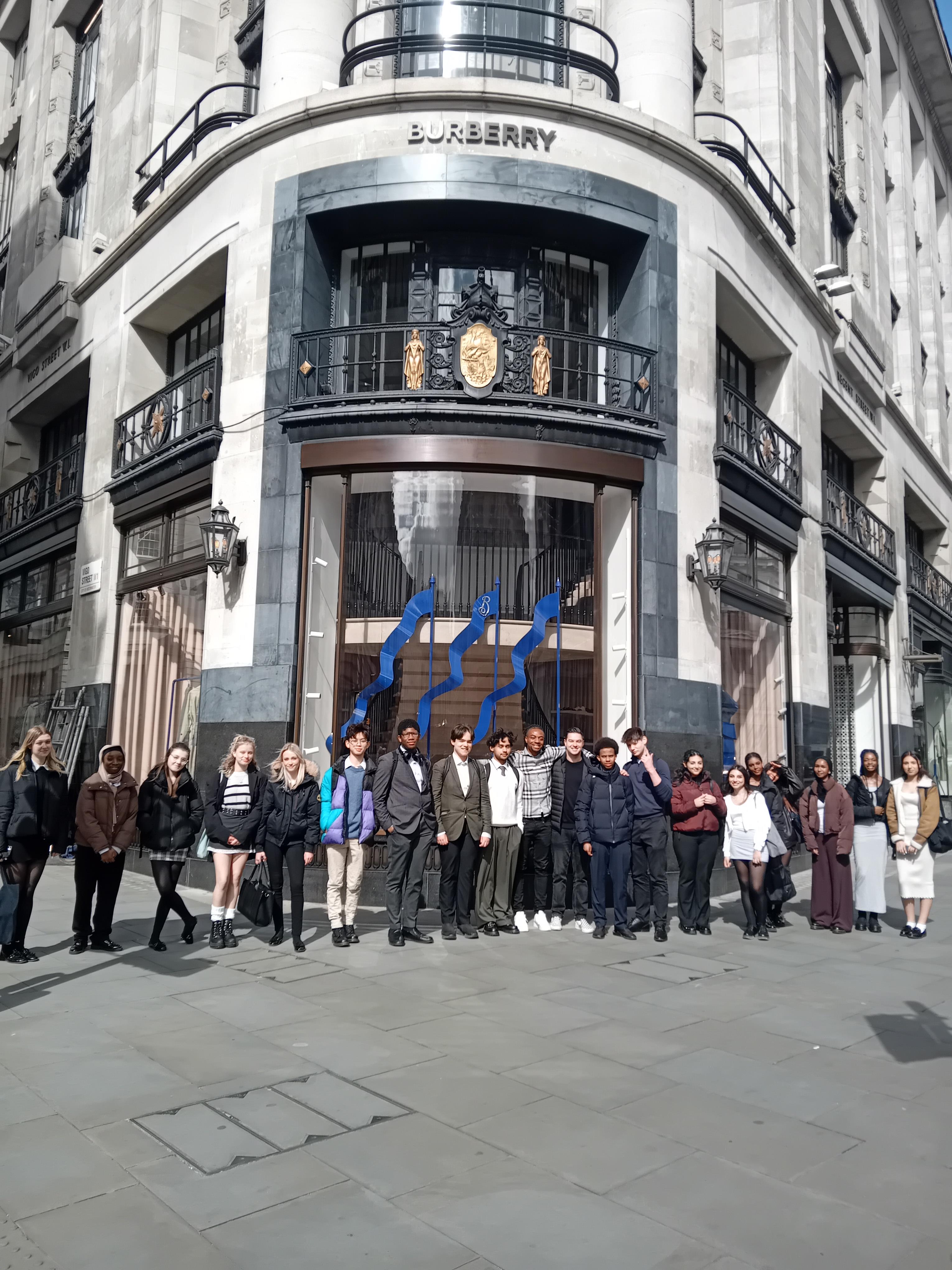 01 05 2024 Students Visit Burberry HQ in Exciting New Look into Fashion IndustryNews Stories News United Learning